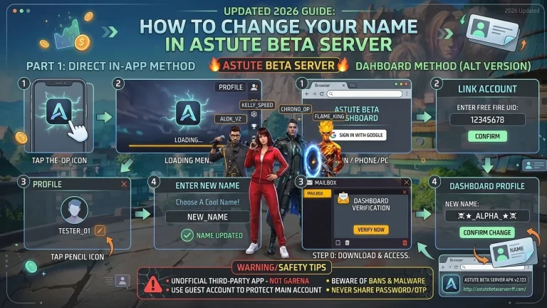 How to Change Your Name in Astute Beta Server